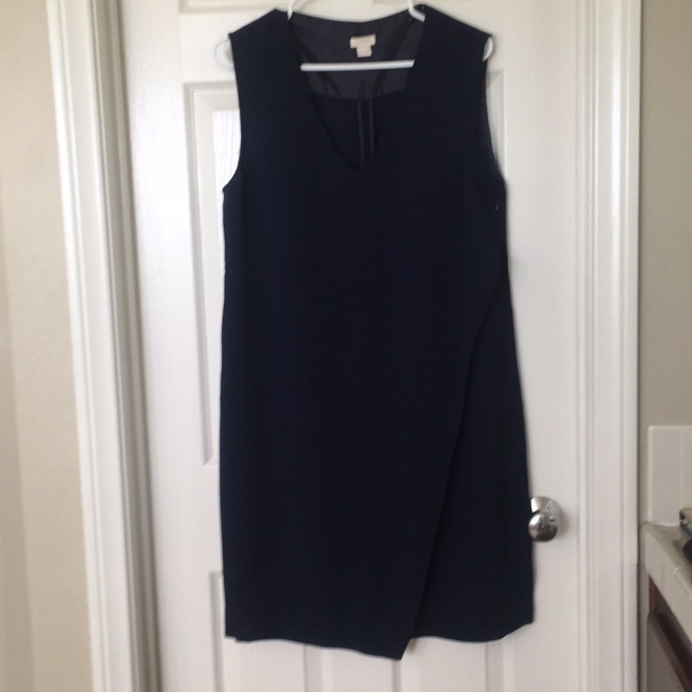 Navy sleeveless dress